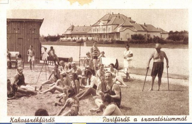 Partfürdő a szanatóriummal